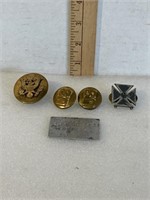 WWII uniform pins