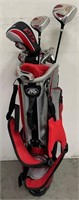 11 - GOLF BAG W/ CLUBS (D130)