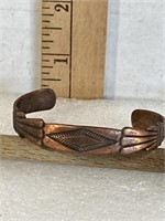 Bell Trading Post solid copper cuff bracelet Fred