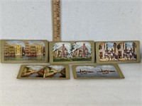 Vintage stereoscopic collector cards