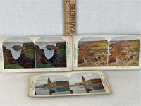 Vintage stereoscopic, collectors cards, images