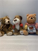 Three stuffed animals