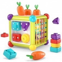 Activity Cube, 6-in-1 Shape Sorter Toy