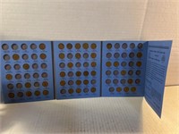 Lincoln head cent collection, 1909 through 1940.
