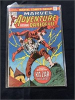 Marvel adventure featuring daredevil comic book