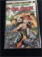 Marvel comics, red Sanja she devil with a sword
