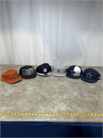 Assortment of mostly New Era 59 Fifty branded