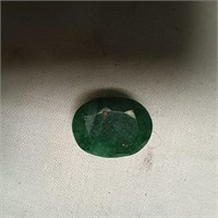 Cut & Faceted Brazilian Emerald  15.1 carats