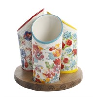 OF2969  The Pioneer Woman Ceramic Utensil Holder