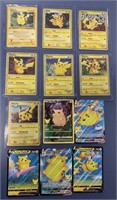 Lot of 12 RARE Pikachu Cards*BASE SET 1ST EDITION*