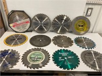 12 - 10" Saw Blades assorted