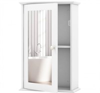 ($99) Bathroom Wall Cabinet With Single Mirror