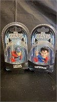 NECA Scalers Superman and captain America