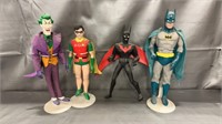 Batman Figures qty 4 Stands included