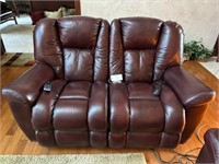 LaZy Boy Electric Reclining Loveseat-Leather