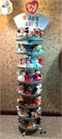 Rack of Beanie Babies-100 Plus Bears