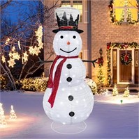 B856 Lighted Christmas Snowman Outdoor Pop up