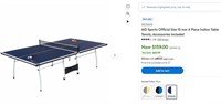 W5000 4 Piece Indoor Table Tennis w/ Paddle & Ball