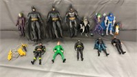 DC/Marvel Figures and accessories qty 13