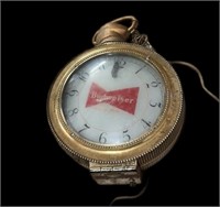 Bintage Budweiser Clock (Back Glass Gone)