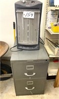 File Cabinet & Holmes Heater