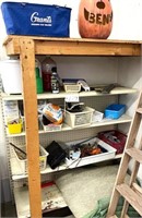 Shelf w Misc. Tools, Etc.