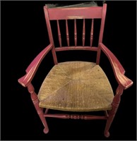 Red Cain Seat Chair