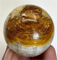 161 Gm Top Quality Polished Calcite Healing Sphere