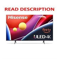 Hisense 58 ULED U6 4K Smart TV  2022