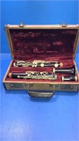 Clarinet in case (missing piece )