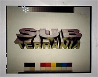 Sega Genesis Sub Terrania Promo Film Negative