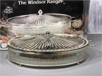 Vintage Silver Plate Windsor Range Serving Dish