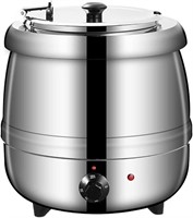 Stainless Steel 11 Qt Soup Kettle Warmer