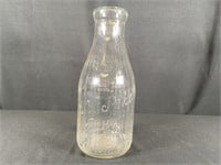 L.V. Pike (Aurora IL) Quart Milk Bottle