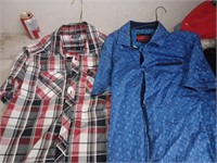 2 Chemises Gr. L et XL