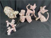 Vintage Pink Figurines
