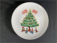 c.1965 Berggren Swedish Christmas Plate #196