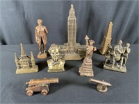 Vintage Brass Plated Monuments