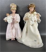 Vintage Special Memories Porcelain Dolls