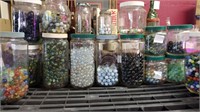 2500+/- Vintage Marbles Cats Eye MILK GLASS +More