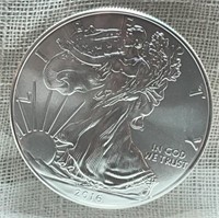 2016 UNC American Silver Eagle Dollar Coin, 1oz