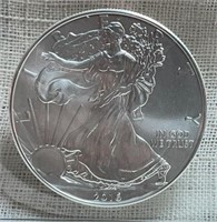 2016 UNC American Silver Eagle Dollar Coin, 1oz