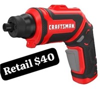 CRAFTSMAN 4-volt 1/4-in Cordless Screwdriver