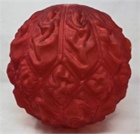 Antique Pittsburg Red Satin GWTW Lamp Shade Has