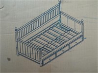 Unknown brand Daybed with 3 drawers - Grey