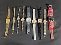 (9) Womens Wristwatches