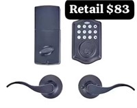 Honeywell Cylinder Electronic Deadbolt Lighted