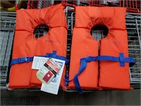 Set of 2 Adult PFD Canada Approved
