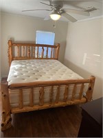 King Size Cedar Bed- headboard, footboard, frame