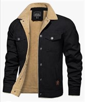 New Outdoor Jacket Men's Sherpa Lined Trucker